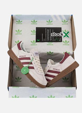 Adidas handball spezial off white collegiate burgundy