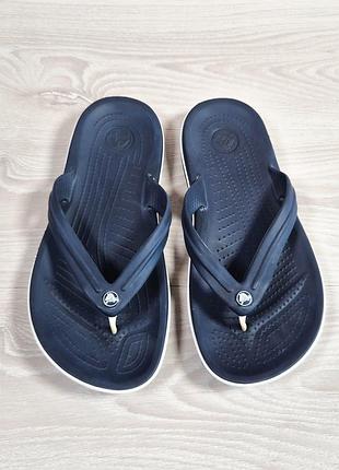 Сині шльопанці в'єтнамки crocs оригінал, розмір 38 (крокс)