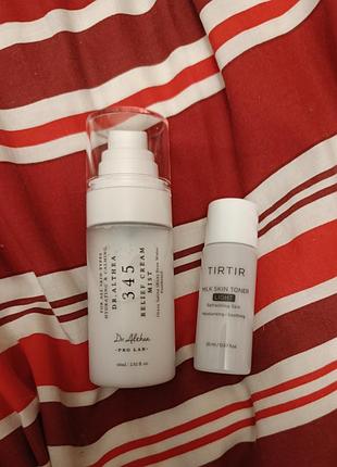 Корейская косметика мист для лица dr.althea 345 relief cream mist молочный легкий тонер tirtir milk skin toner light refreshing skin mini