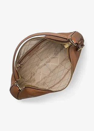 Сумка michael kors lydia large pebbled leather shoulder bag 6
