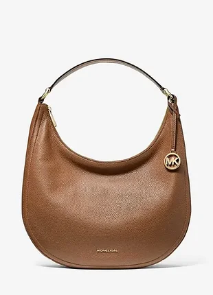 Сумка michael kors lydia large pebbled leather shoulder bag 7