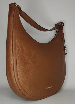 Сумка michael kors lydia large pebbled leather shoulder bag 8