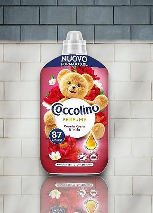 Кондиціонер для білизни coccolino perfume червона півонія та яблуко 1827 мл 87 циклів прання