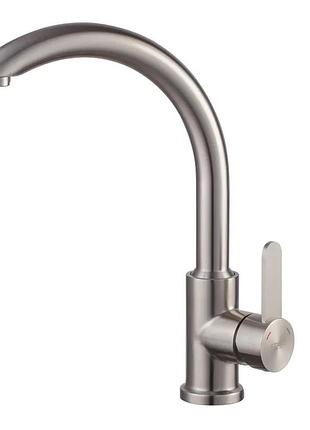 Смеситель для кухни koer ki-70019-02 (с нерж. стали) (цвет нерж) (kr4795)
