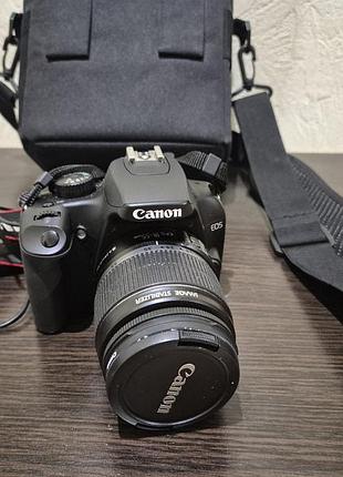 Canon eos 1000d (rebel xs) в комплекті з объективом canon ef-s 18-55mm f/3.5-5.6 is (зі стабілізатором)