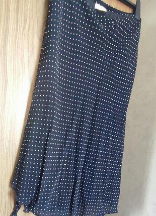 Всегда актуально. polkadot. игривая классика. универсальная. роскошная юбка satsuma london в горошек, вискоза. размер 18.