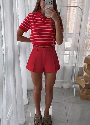 Червоні шорти zara розмір м