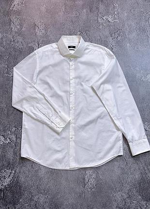 Класична біла сорочка hugo boss regular fit розмір xl оригінал чоловіча