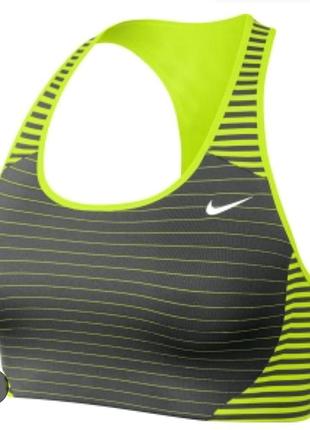 Спортивний топ бра nike dri-fit high compression bra (розмір xl) — оригінал