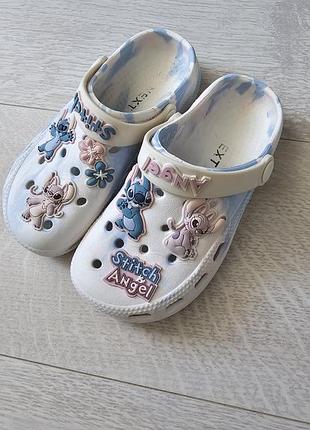 Детские кроксы next stitch &amp; angel, р. 29 (стелька ~18 см)