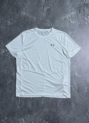 Спортивна футболка under armour розмір l оригінал біла чоловіча