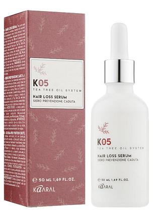 Краплі спрямованої дії проти випадання волосся kaaral k05 hair loss serum 50 мл