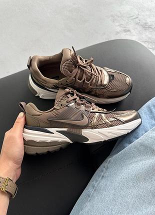 😍 кросівки жіночі nike v2k runtekk brown