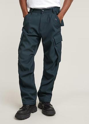 Оригінальні чоловічі карго штани брюки g-star raw r-3n regular straight cargo pocket pants оригинальные мужские штаны с карманами