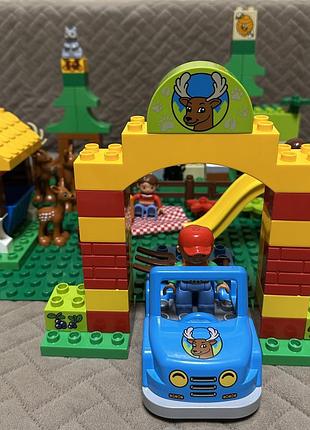 Lego duplo лісовий заповідник (10584)+ велика зелена пластина