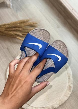 Дитячі шльопанці nike, розмір 23,5 (устілка 13 см)