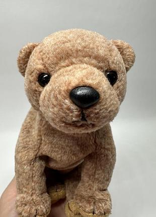 Мʼяка іграшка ведмедик ty beanie baby pecan