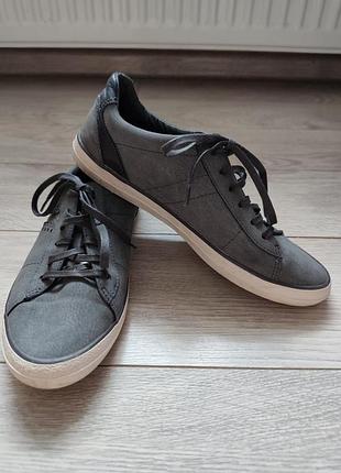 Женские кеды esprit серые, стелька 23,5 см