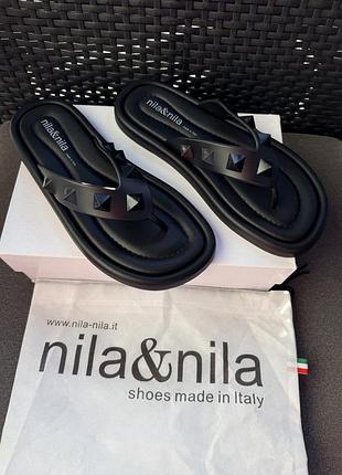 Шлепанцы nila&amp;nila - твой идеальный выбор! изготовлены в италии (made in italy)38р.