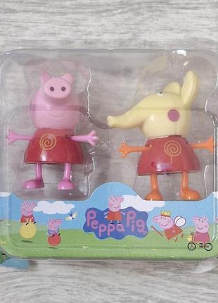 Набор фигурок peppa pig мвинка пеппа и слоненок эмили
