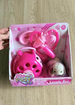 Ігровий набір ветеринара з цуценям «lovely pet» 362