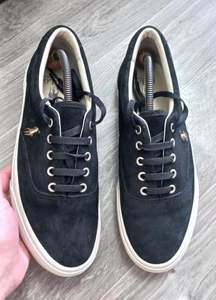 Мужские замшевые кеды polo ralph lauren