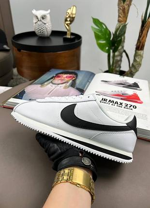 Мужские кроссовки nike cortez black white 42-43-44-45