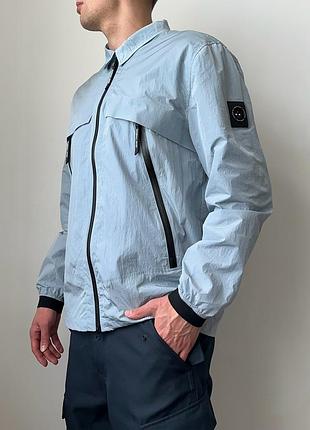 Оригінальна чоловіча нейлонова куртка вітровка  marshall artist molecular kita overshirt 420 faded sky мужская нейлоновая ветровка куртка овкршорт