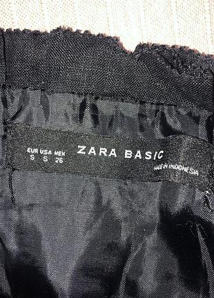 Лляна спідниця zara basic s 3