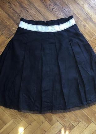 Лляна спідниця zara basic s