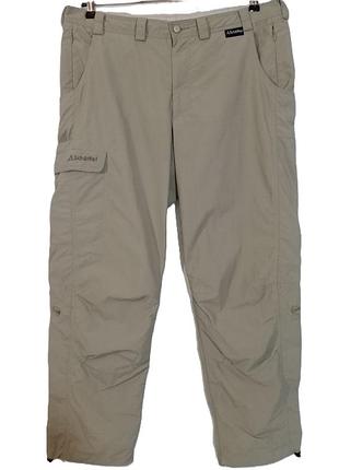 Чоловічі трекінгові туристичні штани -трансформери карго schoffel 52 (xl) short хакі оливкові