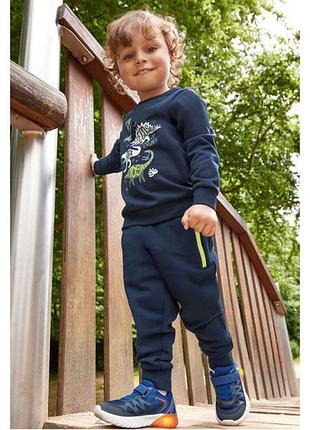 Світшот з начосом для хлопчика lupilu динозавр 382071 086-92 см (12-24 months) темно-синій