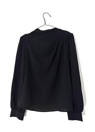 Черная женская блуза shein