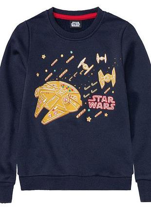 Світшот з начосом для хлопчика disney star wars 392937 122-128 см (6-8 years) синій
