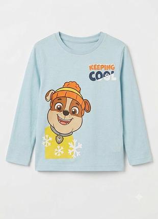 Термо-реглан на микрофлисе для мальчика disney щенячий патруль 458491 122-128 см (6-8 years) голубой