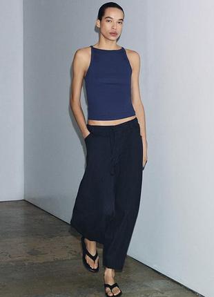 Широкі літні штани zara