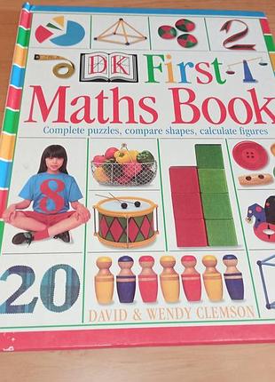 D k first maths book david wendy clemson математика для детей на английском языке нюанс