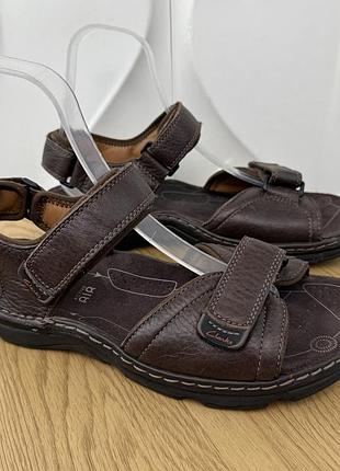 Оригінальні шкіряні сандалі clarks air