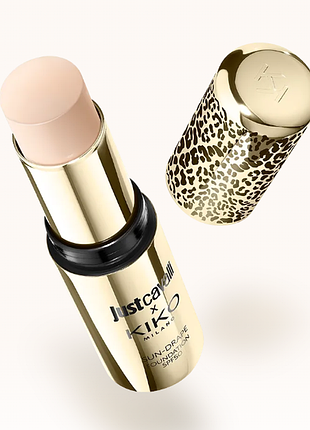 Тональное средство в стеку just cavalli x kiko milano sun-drape spf 50 - 03 golden sand (000091-03)