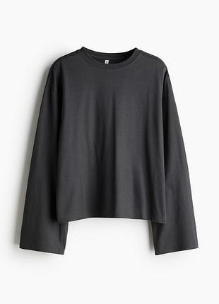 Лонгслів h&m divided сірий s