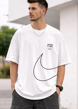 Чоловіча якісна футболка nike. виконана з натурального котону високої якості.