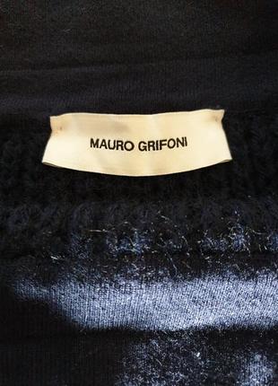 Тёплая шерстянная юбка 40% альпака mauro grifoni италия с шерстью альпаки6 фото