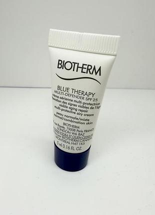 Антивіковий крем biotherm для нормальної та комбінованої шкіри обличчя biotherm blue therapy multi-defender spf25