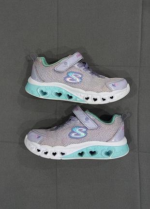 Кросівки на дівчинку skechers що світяться- розмір 33