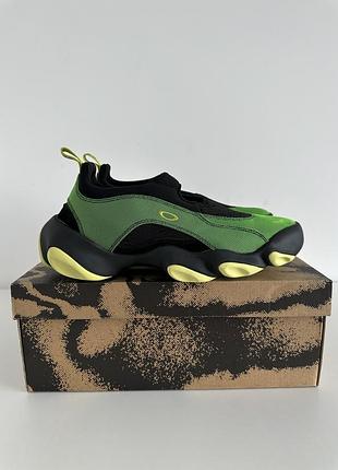 Оригінальні чоловічі кросівки кеди сліпони сандалі oakley factory team flesh sandal sneakers ‘green lemon’ brain dead мужские кроссовки кеды сандалии