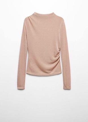 Лонгслів mango з люрексом s/m