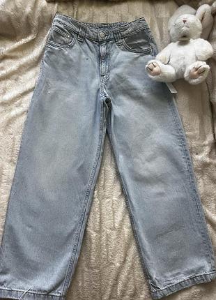 Блакитні джинси baggy h&m