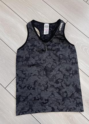 Спортивна безшовна майка gymshark adapt camo seamless tank top оригінал