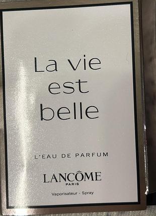 Lancôme la vie est belle