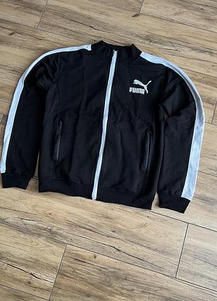Спортивна кофта puma чорний колір м